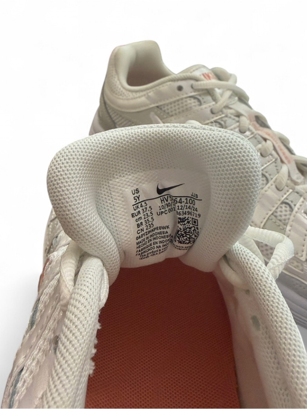 Nike P-6000 Sneakers ‘Apricot White’ Size US 5 Youth/ Women’s 6.5 (NWT) - Picture 7 of 8